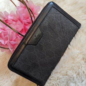 Gucci Supreme Zippy Wallet Black